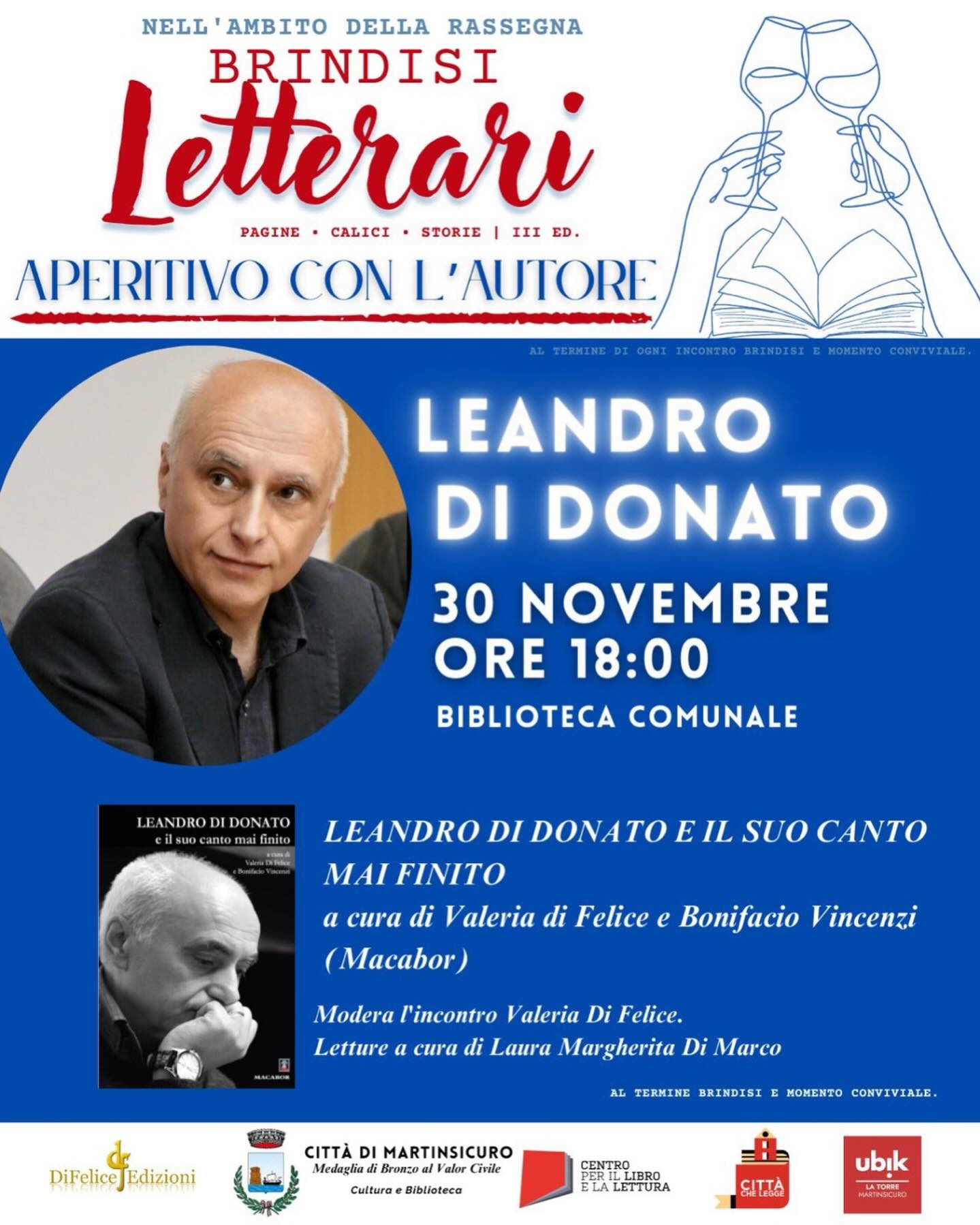 Brindisi Letterari Aperitivo con l’autore