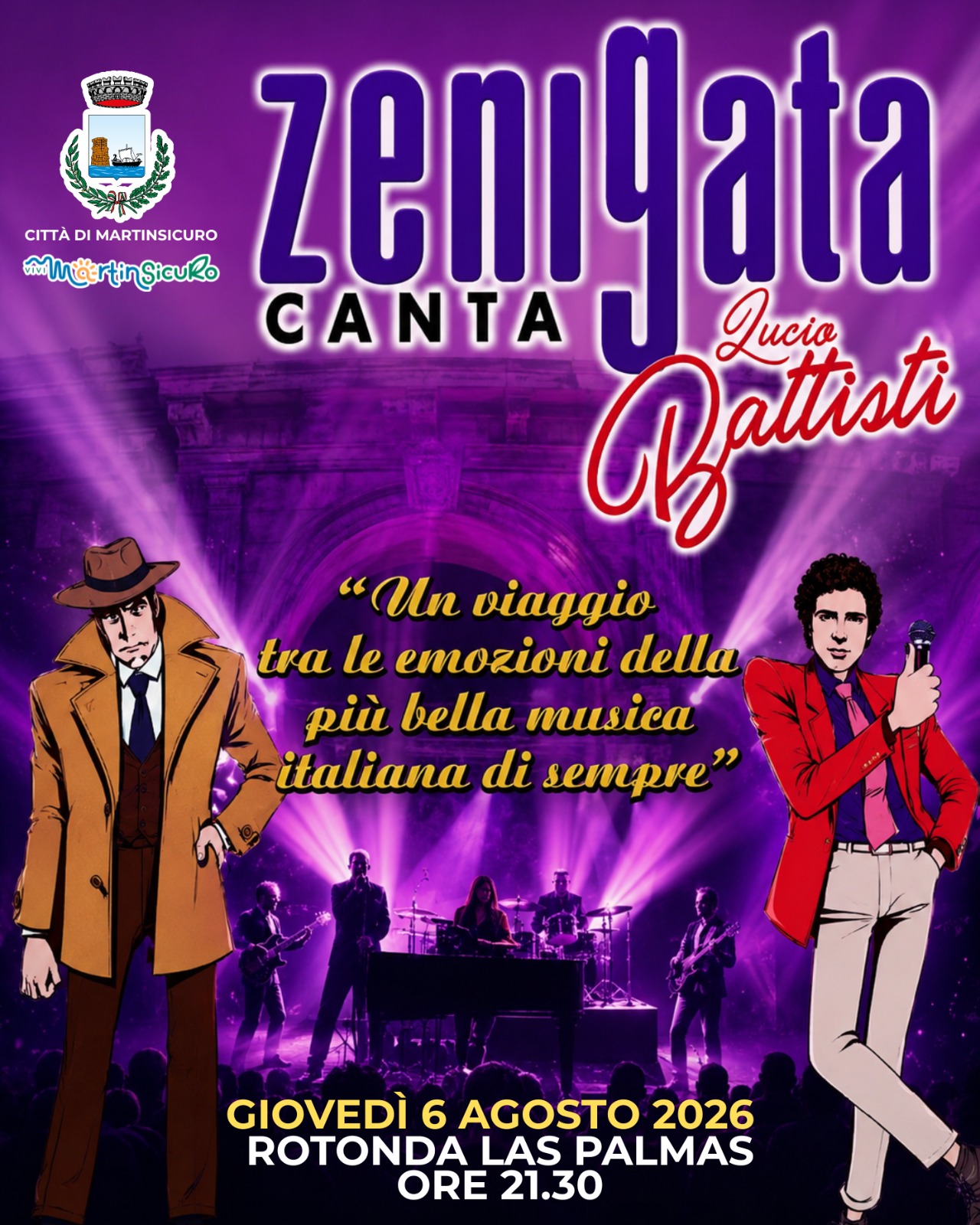 ZENIGATA CANTA LUCIO BATTISTI
