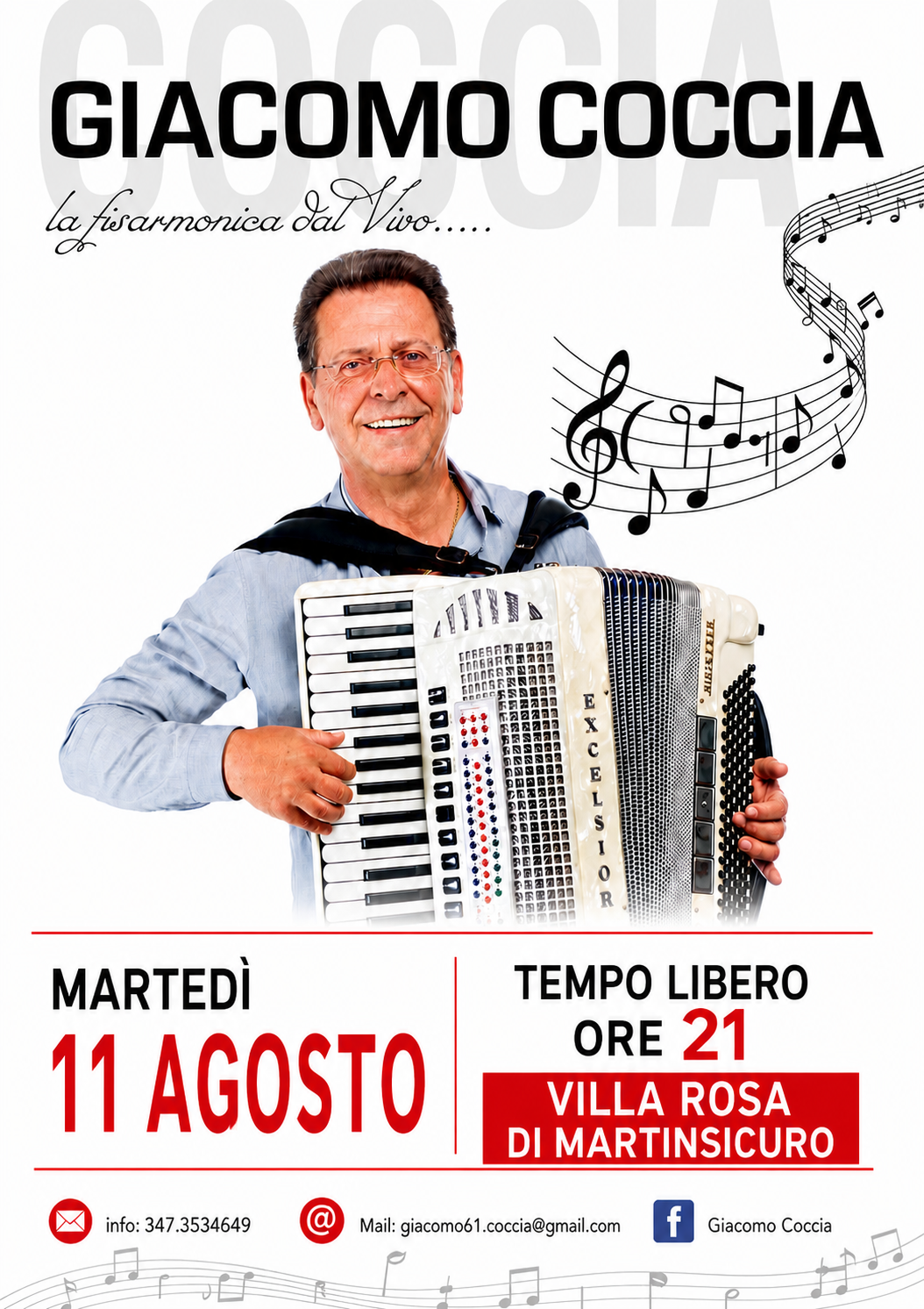 MUSICA E BALLO CON GIACOMO COCCIA